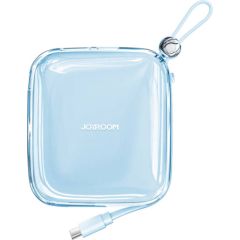 Powerbank Joyroom JR-L002 Jelly 10000mAh, USB C, 22.5W (Blue), 10 + 4 pcs FOR FREE