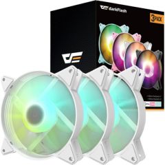 Computer Fan Set ARGB Darkflash C6 3in1 120x120 (white)