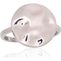 Серебряное кольцо #2101937(PRh-Gr), Серебро 925°, родий (покрытие), Размер: 17.5, 2.5 гр.