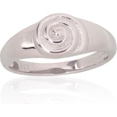 Серебряное кольцо #2101936(PRh-Gr), Серебро 925°, родий (покрытие), Размер: 19.5, 2.6 гр.