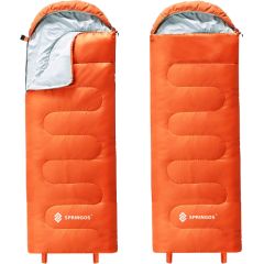 Спальный мешок Springos CS0120 оранжевый