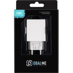 OBAL:ME Настенное зарядное устройство USB-A 10 Вт Белый