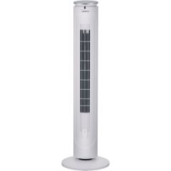 Midea Tower fan, Built-in aromatherapy, Smart Program for Daily/Night Comfort with intelligent wind level control, Slim design, 3 Wind modes simulating natural/slumberous/normal wind, Touch panel control, 9h programmed timer, 5 speeds, Remote control