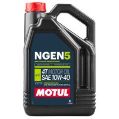 Motora eļļa MOTUL NGEN 7 4T 10W40+ester 4L API SN, JASO MA2 4T četrtaktu eļļas