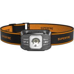 Headlamp Superfire HL75-S, 350lm, USB