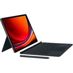 Samsung Galaxy Tab S9+/9 FE+ Book Cover Keyboard Black