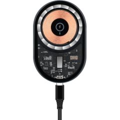 RoGer MQ15 MagSafe Wireless Charger QI 15W Автомобильная беспроводная зарядка