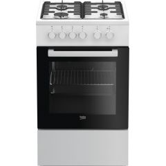 Beko FSS52020DW gāzes - elektriskā plīts 50cm Gāzes Plītis