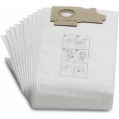 Auduma putekļu maiss putekļsūcējam Karcher CV 36/2; CV 46/2; CW 50; CW 100; 10 gab. Putekļu sūceju maisi