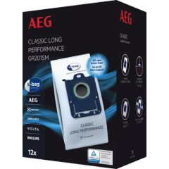 Auduma putekļu maisiņš AEG 42075OS; S-Bag Ori. 2.0 GR201M; 12 gab.