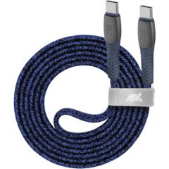 CABLE USB-C TO USB-C 1.2M/BLUE PS6105 BL12 RIVACASE