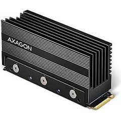 AXAGON CLR-M2XT passive - M.2 SSD, 80mm SSD, ALU body, silicone thermal pads, height 20mm