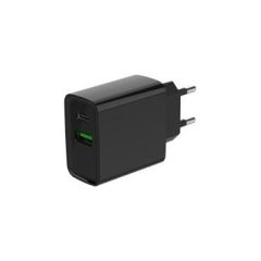 CHARGER USB UNIVERSAL QC3.0/TA-UC-PDQC20-01-BK GEMBIRD Telefonu lādētāji 220v