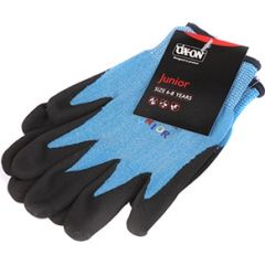 Darba cimdi OX-ON Junior adīti bērnu 8-10g Telpu tīrīšanas un uzkopšanas piederumi