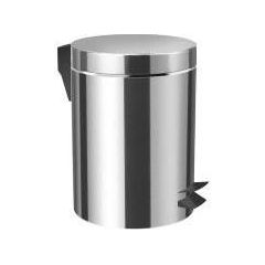 Jika atkritumu tvertne ar pedāli Generic, 5l, hroms