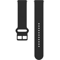 Polar watch strap 20mm S-L T, black silicone