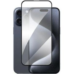 Evelatus Apple  iPhone 15 Plus 2.5D Full Cover Glass Anti-Static Light Black Ekrānu aizsardzība