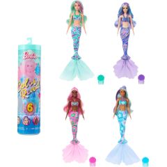 Lalka Barbie Mattel Color Reveal Lalka Seria Morskie syrenki Asortyment (HRK12) Lelles