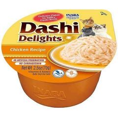 INABA Dashi Delights Chicken in broth - cat treats - 70g Kaķu sausā barība