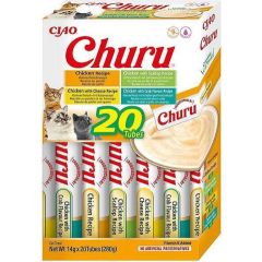 INABA Churu Variety box Chicken - cat treats - 20 x 14g Kaķu sausā barība