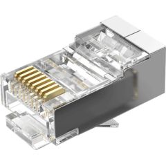 Modular RJ45 CAT.5E FTP Connector Vention IDAR0-10 Transparent 10 pcs.