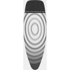 BRABANTIA gludināmā dēļa pārvalks, 135x45 cm, Titan Oval (D), 8 mm - 135842 Veļas Gludināmie dēļi