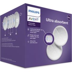Philips Avent Vienreizējas lietošanas krūšturu ieliktnīši (60 gab.) - SCF254/61 Krūts barošana