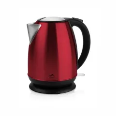 ETA Kettle 359090010 Standard, Stainless steel, Red, 2200 W, 1.7 L, 360° rotational base Tējkannas (elektriskās)