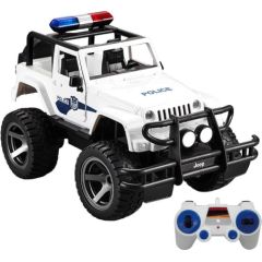 Remote-controlled car 1:12 Double Eagle (white) Jeep (Police) E550-003
