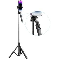 XO  Selfie Stick BT Tripod SS15 180cm, black Statīvi un piederumi
