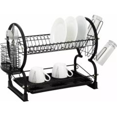 Kinghoff Trauku turētājs - metāla trauku žāvētājs, 2 līmeņu Citi trauki