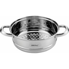 Tvaicēšanas trauks, tērauda Ø22x8,5cm Kinghoff. Katli