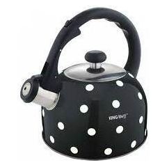 Kinghoff Tējkanna melnā krāsā ar baltiem punktiem - 2,6l Citi trauki