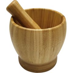 Kinghoff KING HOFF Bambusa java un piestu bļoda, 11.7cm x 11.5cm Ēdamrīki