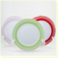 MAESTRO Porcelāna šķīvju komplekts. 6 gb, Ø 26 cm. Krāsa - zaļa Citi trauki