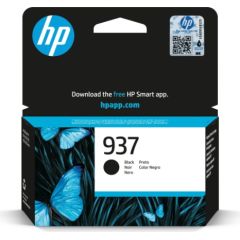 HP 937 (4S6W5NE) Ink Cartridge, Black Tintes printeru izejmateriāli