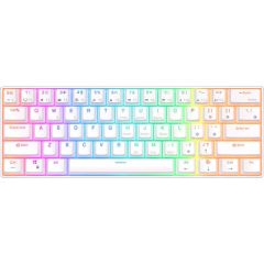 Mechanical keyboard Royal Kludge RK61 RGB, red switch (white)