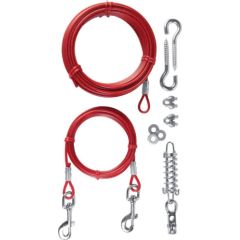 Trixie Linka stalowa z amortyzatorem 15 m Citas preces