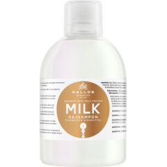 Kallos KJMN Milk Shampoo With Milk Protein 1000ml Šampūni