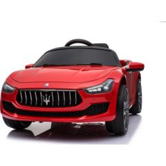 Ramiz elektriskais bērnu sporta auto – Maserati Ghibli sarkanā versijā Bērnu elektriskās automašīnas