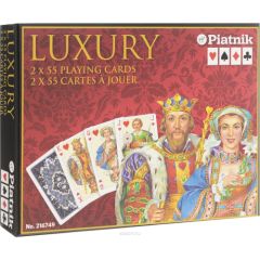 Piatnik Karty Lux 2 Talie Luxury - 2167 Galda spēles