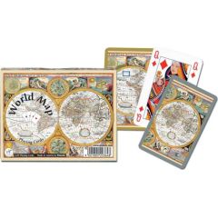 Piatnik Karty 2 talie - World Map (96963) Galda spēles