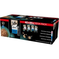 SHEBA Sauce Collection Fish flavors collection - wet cat food - 40x85 g