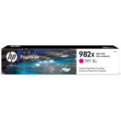 HP 982X HY High Yield Magenta Original PageWide Ink Cartridge Tintes printeru izejmateriāli
