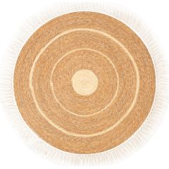 Paklājs SELITA D100cm, dabīgs ar bārkstīm