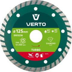 Dimanta griešanas disks Verto 61H2T5; 125 mm