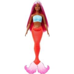 Lalka Barbie Mattel BRB SYRENKA KORALOWY OGON HRR04 WB6 Jaunumi, Bērnu preces