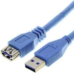 Kabelis Brackton USB-A Male - USB Micro B Male 1.8m Blue