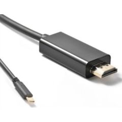 Kabelis Brackton USB Type-C Male - HDMI Male 4K 1m