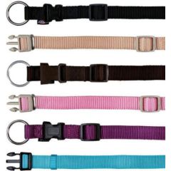 Trixie OBROŻA NYLON 30-45cm/15mm CZARNA Citas preces